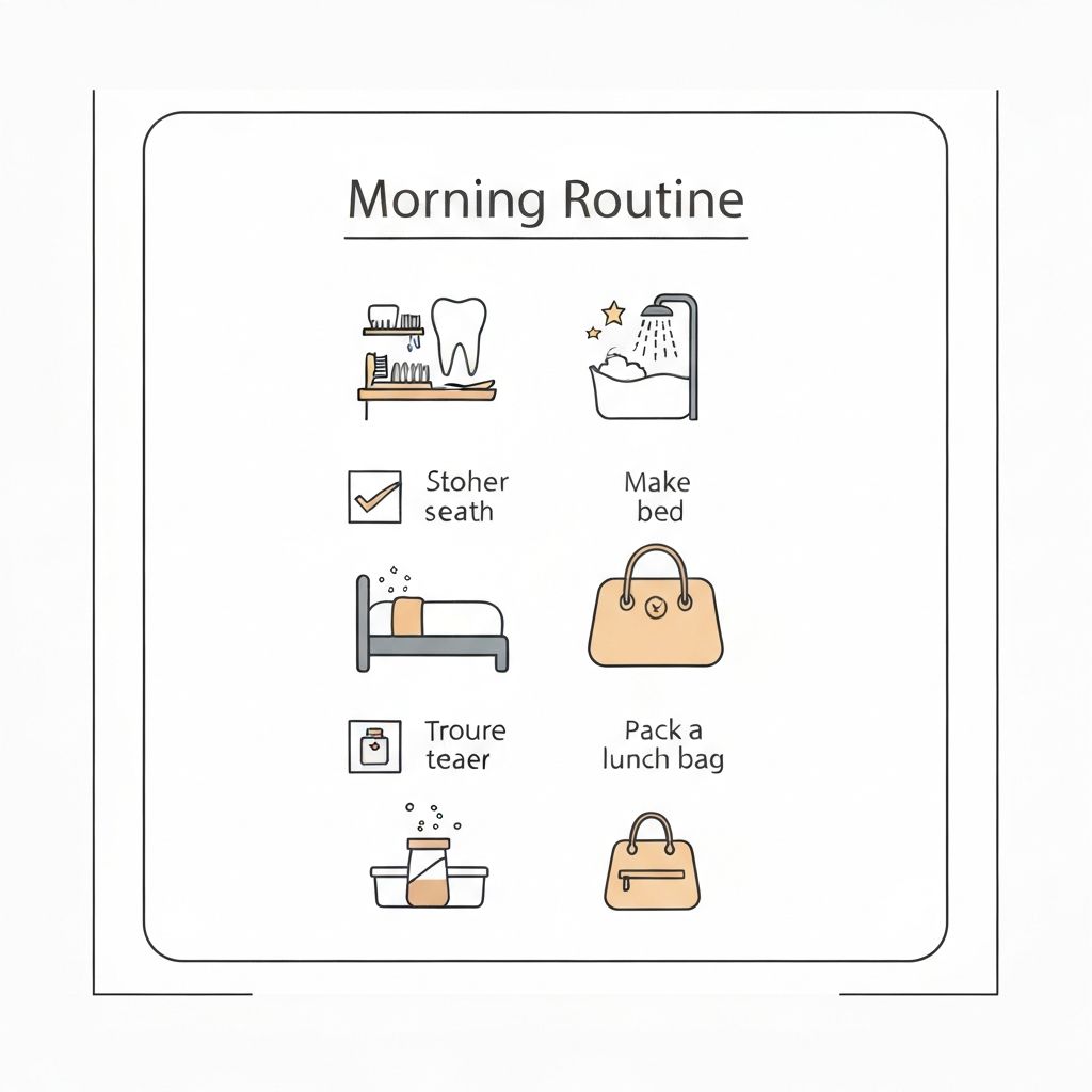 Morning routine visualization